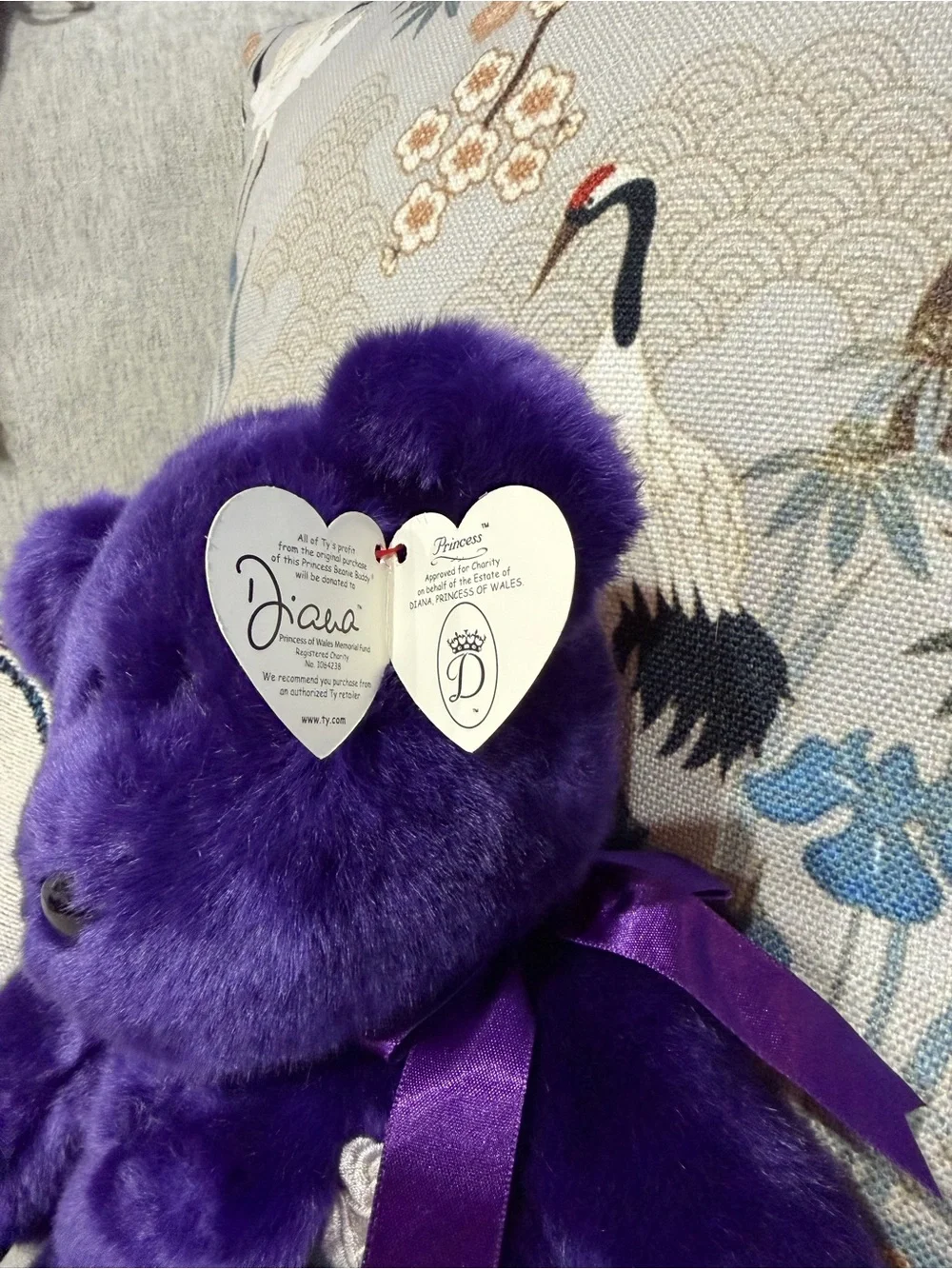 Ty Purple Princess Diana Memorial Bears